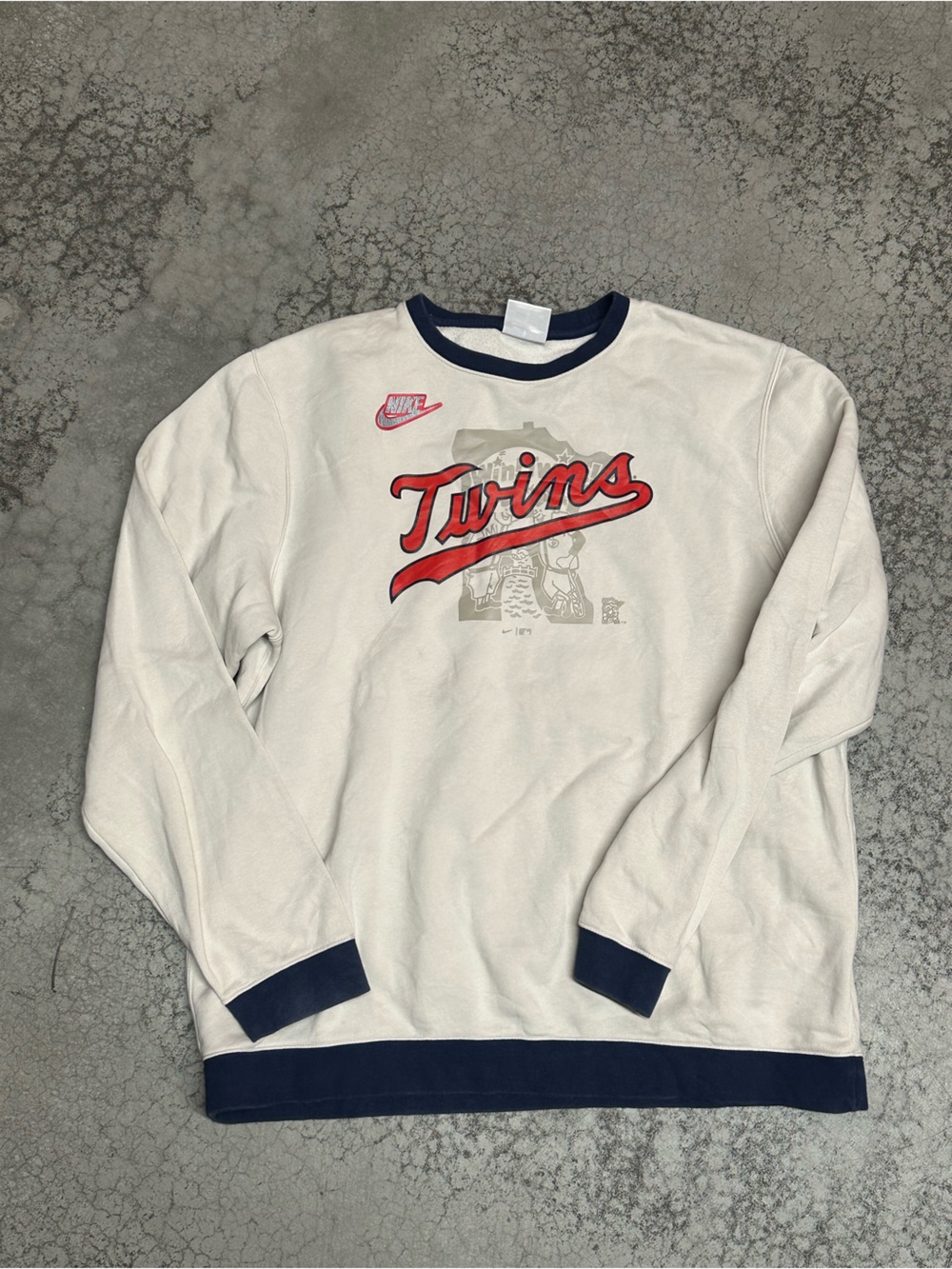 Nike Minnesota Twins Baseball Sweatshirt Mens Size XL
